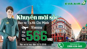 EVA Air mở bán vé đi Vienna chỉ từ 566 USD