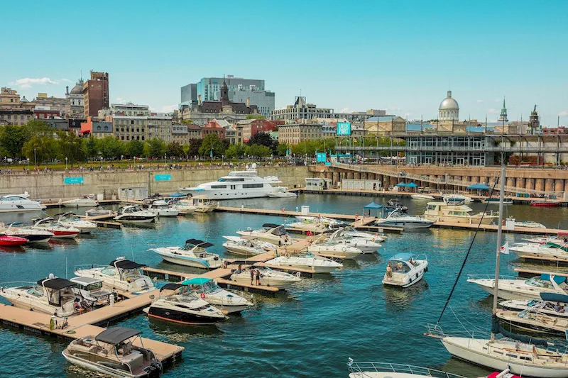 Cảng Old Port nổi tiếng tại Montreal