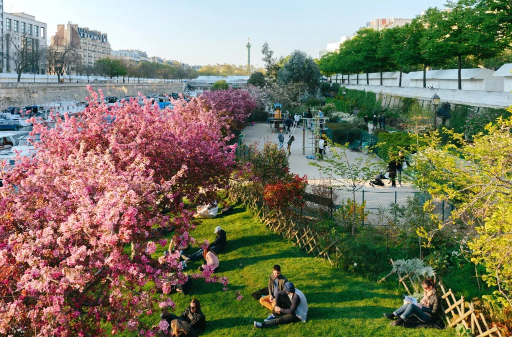 Mùa xuân - Thời tiết ở Paris