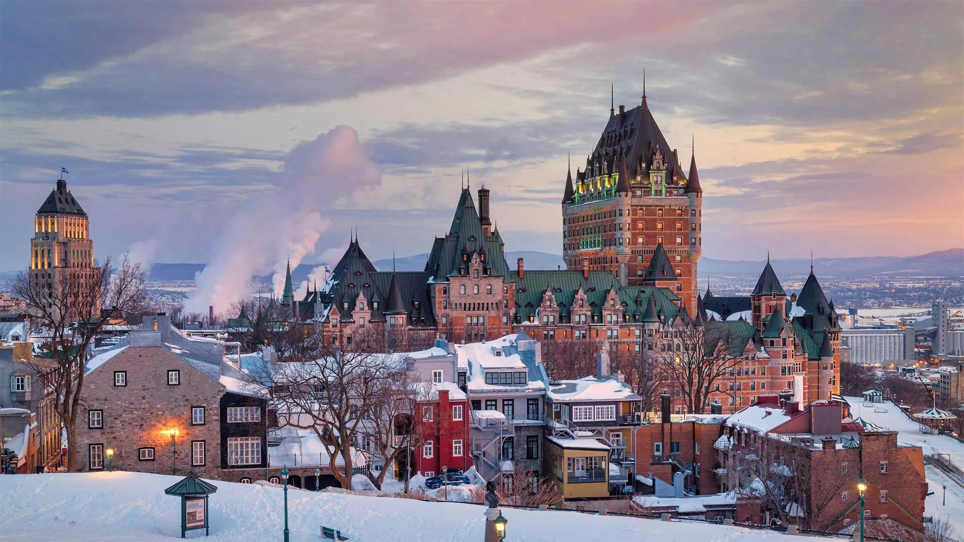 Thời tiết mùa đông ở Quebec 