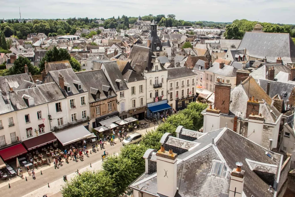 Thị trấn Amboise ở Thung lũng Loire